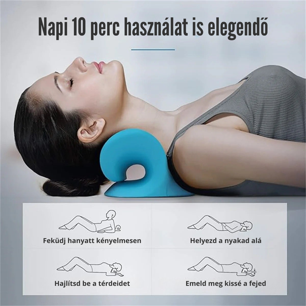 RelaxPont nyakfeszültség-oldó párna – otthoni használatra